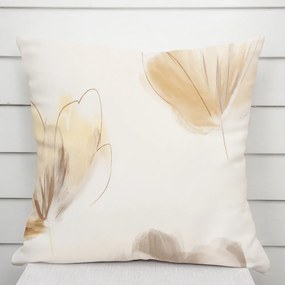 Biante Dekoračná obliečka na vankúš PM-109 Akvarelové tulipány na krémovom 70 x 90 cm