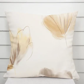 Biante Dekoračná obliečka na vankúš PM-109 Akvarelové tulipány na krémovom 40 x 40 cm