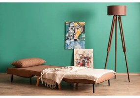 Hnedé kreslo Folde – Artie