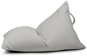 Svetlosivý detský sedací vak z textílie buklé Razzy – SLOWDOWN