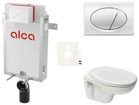 Cenovo zvýhodnený závesný WC set Alca na zamurovanie + WC S-Line S-line Pre SIKOAP2