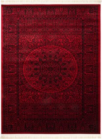 Dywany Łuszczów, Kusový koberec Orient 6039 vínový, 200x290, červená, kancelária