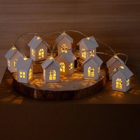 Svetelná LED reťaz DOMČEKY 1,2 m