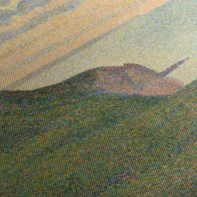 Obraz - Georges Seurat, Seascape at Port-en-Bessin, Normandy, reprodukcia (70x50 cm)
