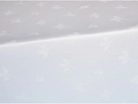 SCANquilt Obrus SOLID lístočky biela 150x180 cm