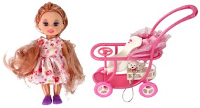 Lean Toys Veľká súprava bábiky Lucy s doplnkami