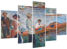 Obraz - Auguste Renoir, Oarsmen at Chatou, reprodukcia (150x105 cm)