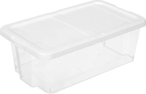 12 úložných boxov, plastový box na topánky, transparentné