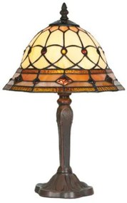 Nočná lampa Tiffany 40*Ø25 CARAMEL