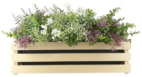 AMADEA Drevený obal na kvetináč, 62x21,5x17cm Český výrobok