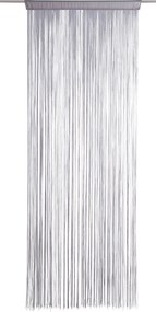 XXXLutz NITKOVÝ ZÁVES, strieborná, 90/245 cm Boxxx - Záclony & závesy - 007696000417