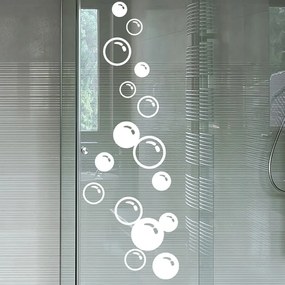 Samolepka na dvere do sprchy Ambiance Soap Bubbles