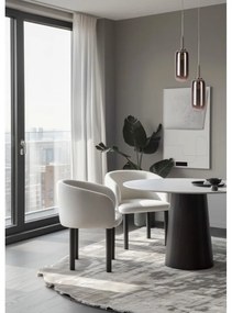 Antracitové LED závesné svietidlo so skleneným tienidlom ø 13 cm Fiuggi – Candellux Lighting