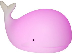 Biele LED detské nočné svetlo Whale - Star Trading