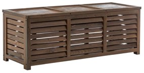 Kondela Záhradný úložný box, 121cm, hnedý, drevo, LADAM