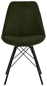 Tmavozelená jedálenská stolička Eris - Actona