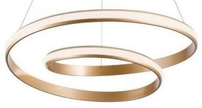 Redo 01-1889 - LED stmievateľný závesný luster na lankách TORSION LED/29W/230V Ø 55 cm bronzový