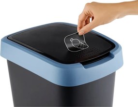 Odpadkový kôš z recyklovaného plastu 50 l Twist - Rotho
