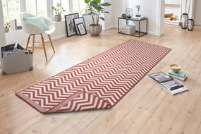 NORTHRUGS - Hanse Home koberce Kusový koberec Twin Supreme 105470 Palma Cayenne – na von aj na doma - 80x250 cm