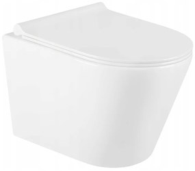Závěsný WC set MEXEN RICO 35 cm s prkénkem bílý