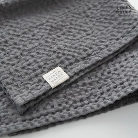 Tmavosivé uteráky a osušky v súprave 3 ks Honeycomb - Linen Tales