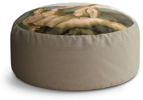 Sablio Taburet Circle Stvorenie Adama - Michelangelo Buonarroti: 40x50 cm