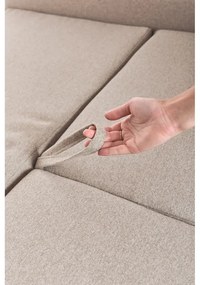 Béžová variabilná rozkladacia rohová pohovka Bonami Selection Pop