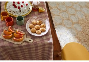 Okrovožltý prateľný ručne tkaný bavlnený koberec 140x200 cm Sweet Honey – Lorena Canals