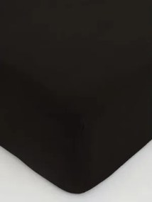 Jersey plachta Classic 180 × 200 cm - tmavo hnedá