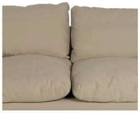 Béžová ľanová pohovka 180 cm – Ixia