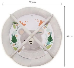 KINDERKRAFT - Detská hracia deka COZYPLAY sivá