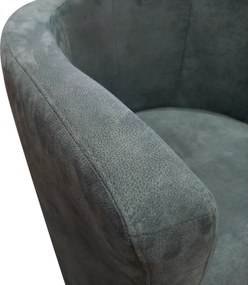 Kreslo Mini, tmavo šedá látka