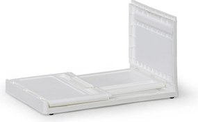 Veľký skladací regálový box XXL 94 l, 660x400x358 mm, biely