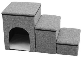 Tutumi Tutumi, schody pre psa, 3ks, P70401, šedá, HOM-06603
