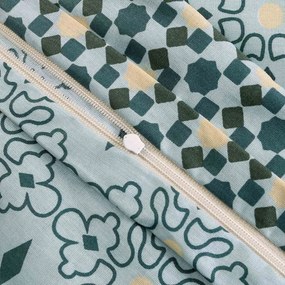 RENFORCÉ OBLIEČKY MINIMAL MINT EXCLUSIVE 200X220 CM, 2KS 70X80 CM VZOROVANÉ
