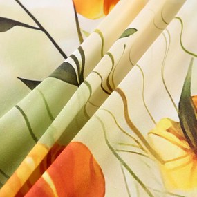 SATÉNOVÉ OBLIEČKY SATYNLOVE PREMIUM 160X200 CM, 2KS 70X80 CM KVETY