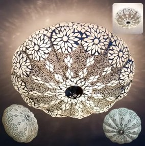 Mosaic lampa stropová stropnica orient Melon LACE Ø38 3D efekt