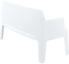 BOX SOFA záhradná lavica s podrúčkami dark grey