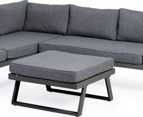 Sada zahradního nábytku LAFOOLE LUNGE tmavě šedá