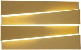 Searchlight 86410GO - LED nástenné svietidlo SECTION LED/18W/230V zlaté