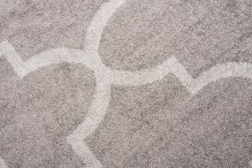 TA Koberec H161A TMAVO_ŠEDÁ/TMAVO_ŠEDÁ AZÚROVÁ Rozmer: 80x150 cm