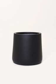 Kvetináč VEKRA, sklolaminát, výška 40 cm, čierna