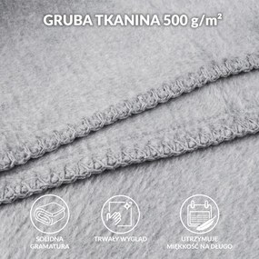 BAVLNENÁ DEKA BAT 150X200 CM SVETLOSIVÁ