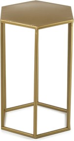 STOJAN NA KVETINÁČ HEXA 40X24X28 CM ZLATÁ