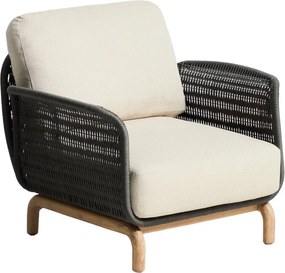 Béžové polstrované záhradné kreslo Alipa – Kave Home