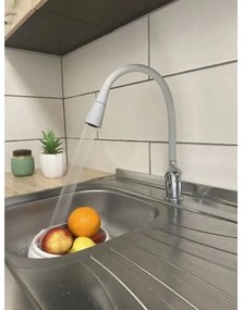 RAV Slezák SA006.0/13S - Drezová batéria SAZAVA 35,6 cm sivá/lesklý chróm