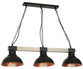 Luster na reťazi HAKON 3xE27/60W/230V