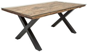 Dizajnový jedálenský stôl Shark X 180 cm prírodný