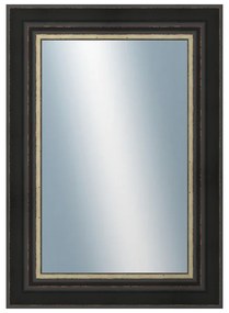 DANTIK - Zrkadlo v rámu, rozmer s rámom 50x70 cm z lišty GREECE čierna (2641)