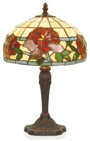 Stolová Tiffany lampa ROSE 41*Ø25